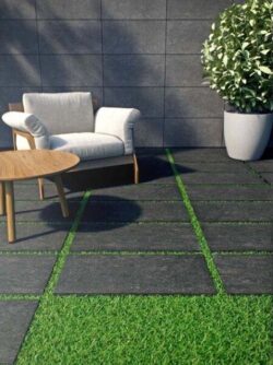 Płytka tarasowa STARGRES PIETRA SERENA BLACK 60x60x2 grubość 2cm - obrazek 2