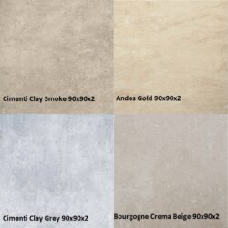 Cimenti Clay Smoke 90x90x2